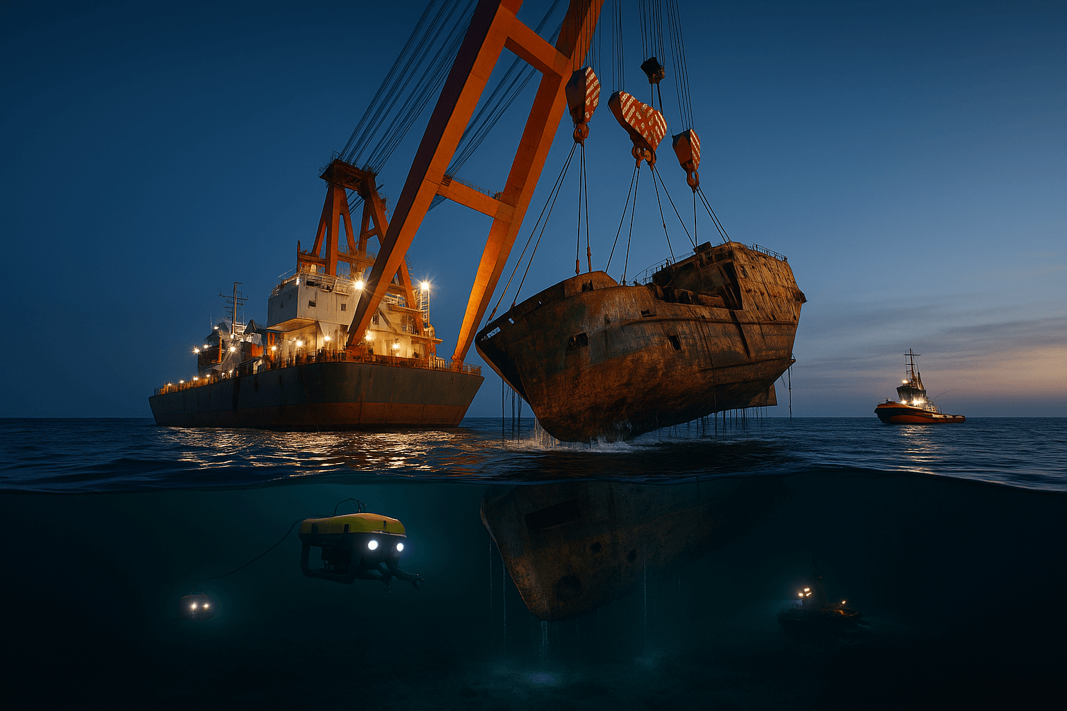 Inside a $100M Salvage Operation: How Sunken Vessels Are Raised Safely?